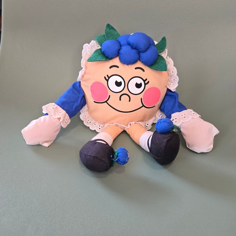 Vintage IHOP Bonnie Blueberry Pancake Plush 90s Restaurant Advertising Toy‎